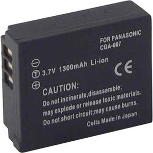 Flashpoint Battery for Panasonic CGA-S007 CGA-007A 1000mAH Thumbnail Image