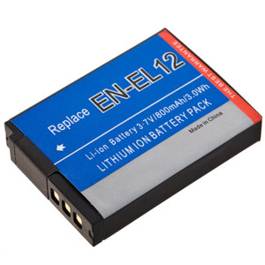 Flashpoint Battery for Nikon EN-EL12 800mAh 3.7 volts Thumbnail Image