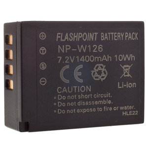 Flashpoint NP-W126 Li-Ion Rechargeable Battery ADNPW126