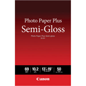  Canon SG-201 Photo Paper Plus Semi-Gloss, 13x19", 50 Sheets 
