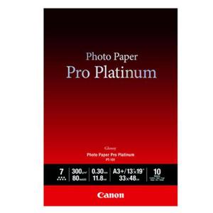  Canon Pro Platinum, Super SPR High Gloss Photo Inkjet Paper, 10.2 mil, 13x19", 10 Sheets 