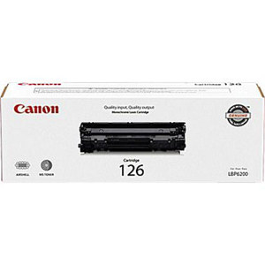  Canon 126 Black Toner Cartridge for LBP-6200/LBP-6200D Printer, 2,100 Page Yield 
