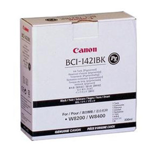  Canon BCI-1421BK PG Black Ink Cartridge for the imagePROGRAF W8400 Inkjet Printer. 