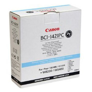  Canon BCI-1421PC PG Photo Cyan Ink Cartridge for the imagePROGRAF W8400 Inkjet Printer. 