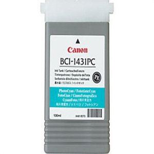  Canon BCI-1431PC PG Photo Cyan Ink Cartridge for the imagePROGRAF W6400 Inkjet Printer. 
