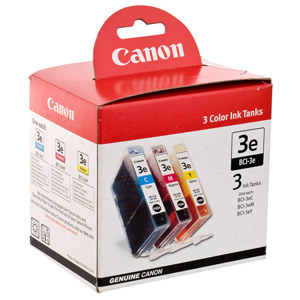  Canon BCI-3E Color Ink Tank Tri-Pack Multipak 