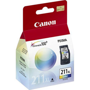  Canon CL-211XL Extra Large Color Cartridge for the Pixma MP480 Photo All-In-One Inkjet Printer 