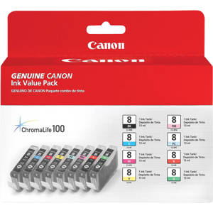  Canon CLI-8 8-Colors Multi Pack Ink Kit 