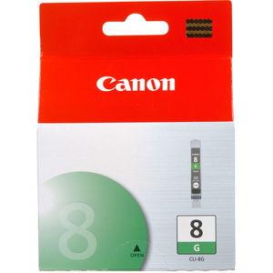  Canon CLI-8G Green Ink Cartridge for Many Pixma Series Inkjet Printers. 