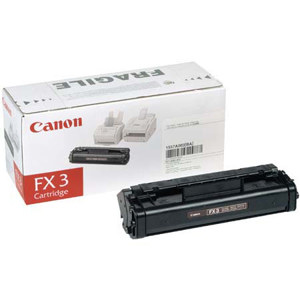  Canon Genuine FX-3 Black Toner Cartridge for Faxphone L75 & L80 and Other Select Models 