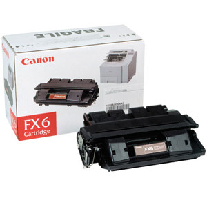  Canon FX-6 Black Laser Toner Cartridge, Yield 5000 