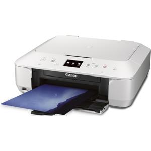 Canon PIXMA MG6620 Wireless Inkjet Photo All-in-One Printer, 4800 x 1200 Color, 15 ipm Black, AirPrint, White - Print, Copy, Scan 