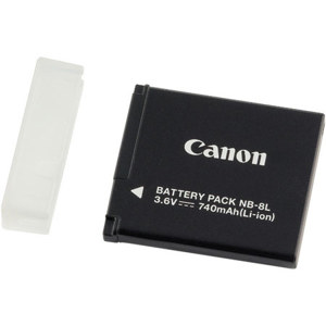Image :  Canon NB-8L Rechargeable Lithium-ion Battery for Powershot A3000 IS amp; A3100 IS Digital Cameras 