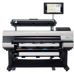  Canon imagePROGRAF iPF825 MFP 44" 5-Color Dual Roll Printer, 2400x1200dpi (Max) Resolution, 384MB RAM, USB 2.0/10/100 Base-T/TX - Print, Scan 