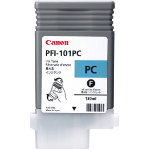  Canon PFI-101PC Photo Cyan Ink Tank for the imagePROGRAF iPF5100 and iPF5000 Inkjet Printers, 130 ml. 
