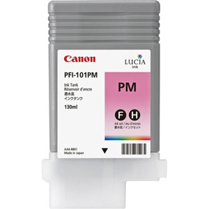  Canon PFI-101PM Photo Magenta Ink Tank for the imagePROGRAF iPF5100 and iPF5000 Inkjet Printers, 130 ml. 