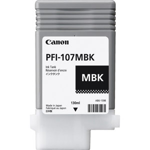  Canon PFI-107 130ml Ink Tank for Canon iPF680/685/780/785, Matte Black 