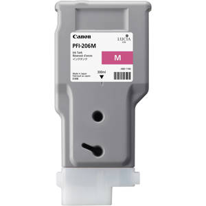  Canon PFI206 Pigment Ink Tank, 300ml Capacity, Magenta 