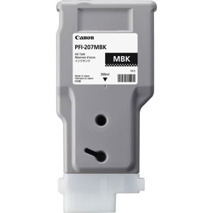  Canon PFI-207 300ml Ink Tank for Canon iPF680/685/780/785, Matte Black 