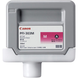  Canon PFI-303M 330ml Pigmented Dye Magenta Ink Tank for iPF810/iPF820 
