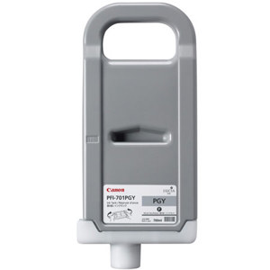  Canon PFI-701PGY Photo Gray Ink Tank for the imagePROGRAF iPF8000 and iPF9000 Inkjet Printers, 700 ml. 