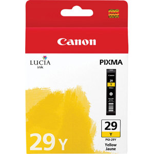  Canon PGI-29 Yellow Ink Tank for the Pixma Pro 1 Inkjet Printer 