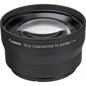  Canon TC-DC58D, 1.4x Tele Conversion Lens for the PowerShot G10 Digital Cameras 