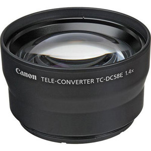  Canon TC-DC58E 1.4x Tele-Converter Lens for  PowerShot G15 Digital Camera (Requires LA-DC58L Adapter) 