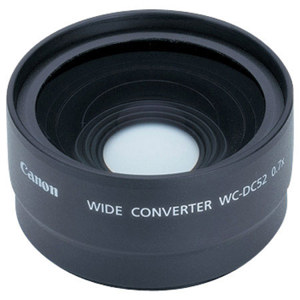  Canon WC-DC52A, 0.7x Wide Angle Conversion Lens for the Powershot S1 IS Digital Camera. 