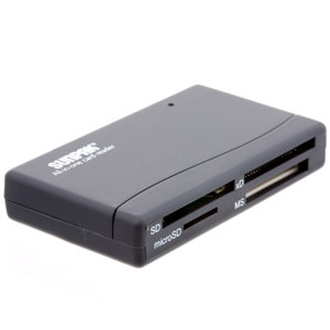 Sunpak All In One Card Reader USB 2.0 - Black: Picture 1 regular