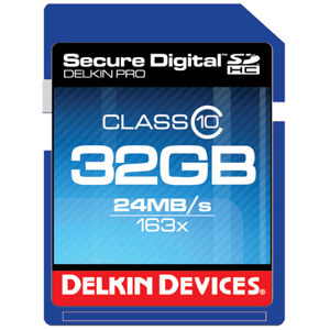 Delkin 32GB SDHC Class 10 Memory Card: Picture 1 regular