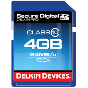 Delkin 4GB SDHC Class 10 Memory Card: Picture 1 regular