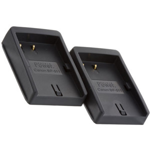 Delkin Two Charging Plates, Canon BP-511/511A Batteries: Picture 1 regular