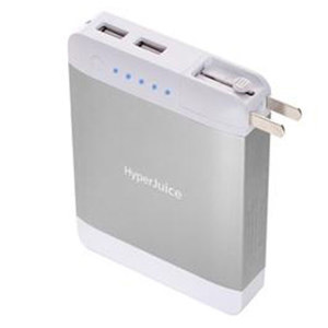 Sanho HyperJuice Plug 10,400mAh dual USB battery pack- Silver: Picture 1 regular