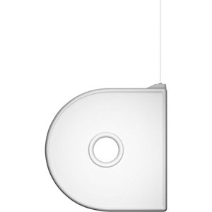  3D Systems PLA Plastic Printer Cartridge for 2nd Gen Cube Printers, White 