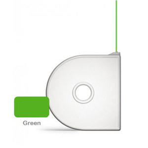  3D Systems ABS Plastic CubeX Cartridge for 3D Printer, Green 
