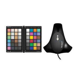  Datacolor Spyder4Pro Colorimeter with Desktop Cradle - Software CD - Bundle With SpyderCheckr Color Calibration Tool 