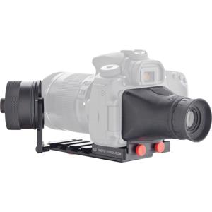  iDC PhotoVideo Zero Standard Gearless Follow Focus for Canon 70D, Includes Camera Plate, HoodLoupe 3 Viewfinder, 4-Slot Plate, Wheel Assembly 