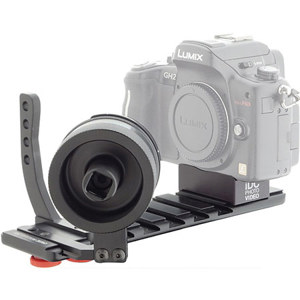  iDC PhotoVideo Zero XL1 Follow-Focus with Camera Plate for Panasonic GH2 