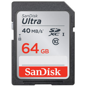 SanDisk 64GB Ultra SDXC UHS-I Memory Card SDSDU-064G-A11