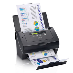  Epson WorkForce Pro GT-S85 Document Scanner, 40ppm Speed, 600 dpi Resolution, 50-60 Hz Frequency, 3000 Sheets Daily Duty Cycle 