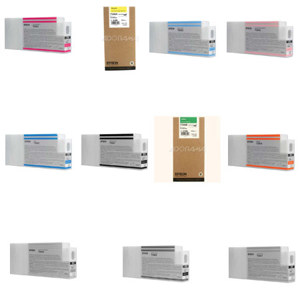  Epson Complete 350ml Ink Cartridge Set for 7900/9900 