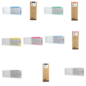  Epson Complete 700ml Ink Cartridge Set for 7900 / 9900 Printers 
