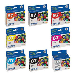  Epson Complete Ink Cartridge Set for  Stylus Photo R1900 Printer 