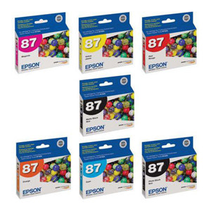  Epson Complete Ink Cartridge Set (B) for  Stylus Photo R1900 Printer 