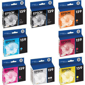  Epson Complete Ink Set for the R2000 Inkjet Printer 
