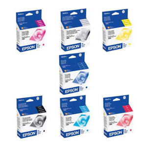  Epson Complete Ink Cartridge Set for  Stylus R800 