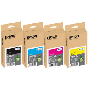  Epson Complete T711XXL Ink Cartridge Set - 3400 Pages Yield 