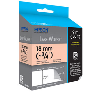 Epson LabelWorks LC-5DBF9 Fluorescent LC Tape Cartridge: Picture 1 regular