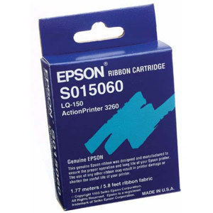 Epson S015060 Black Printer Ribbon - Dot Matrix Printer: Picture 1 regular